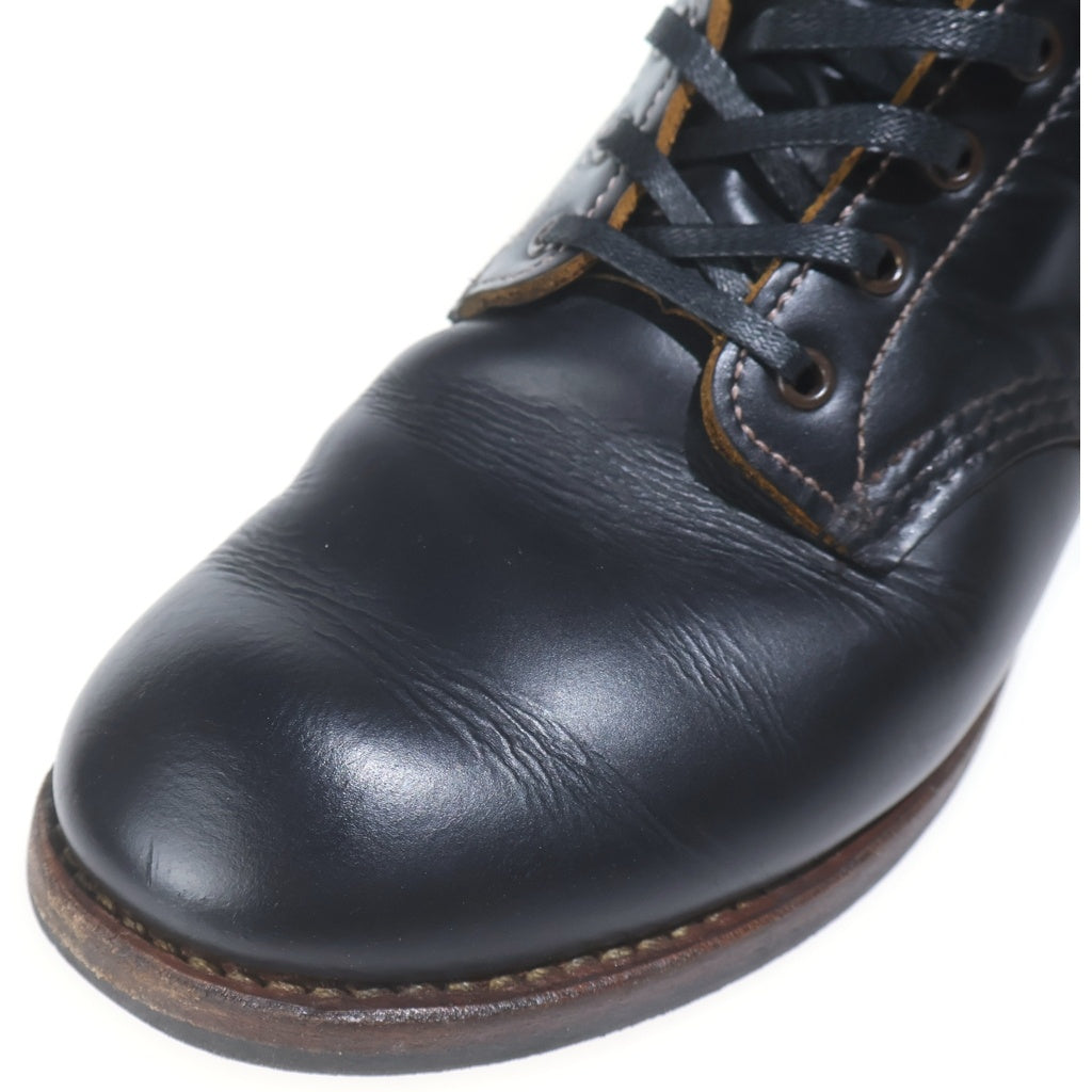 RED WING(レッド ウイング) Beckman Flatbox ベックマン フラットボックス 茶芯レースアップレザーブーツ US7.5/25.5cm ブラック 9060(D)