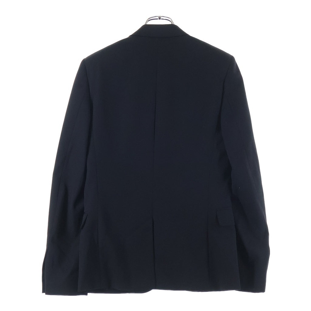 SAINT LAURENT PARIS(サンローランパリ) 13AW エディ期 シルクラペル切替 ウール 1B スモーキングジャケット ブラック 326807 YM85M