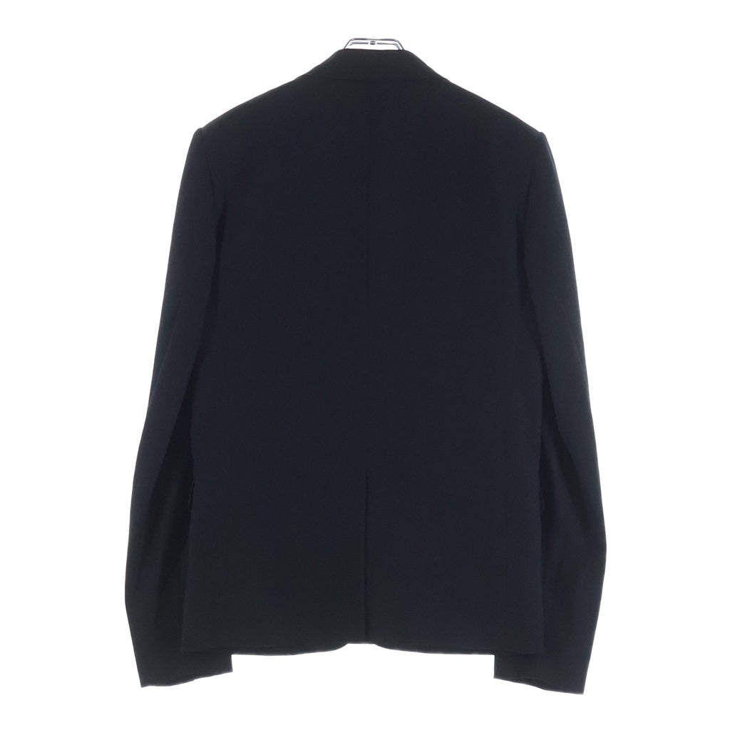 Dior HOMME(ディオールオム) 08AW サテンピークドラペル スモーキングジャケット ブラック 8H3122640687