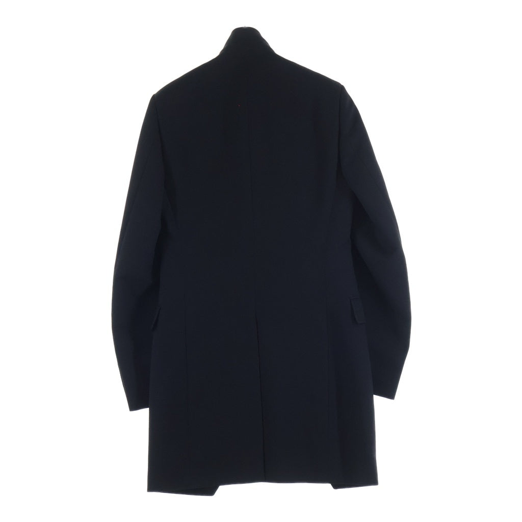 Dior HOMME(ディオールオム) 07AW エディ期 アシンメトリー ウール チェスターコート ジャケット ブラック 7H3130860320