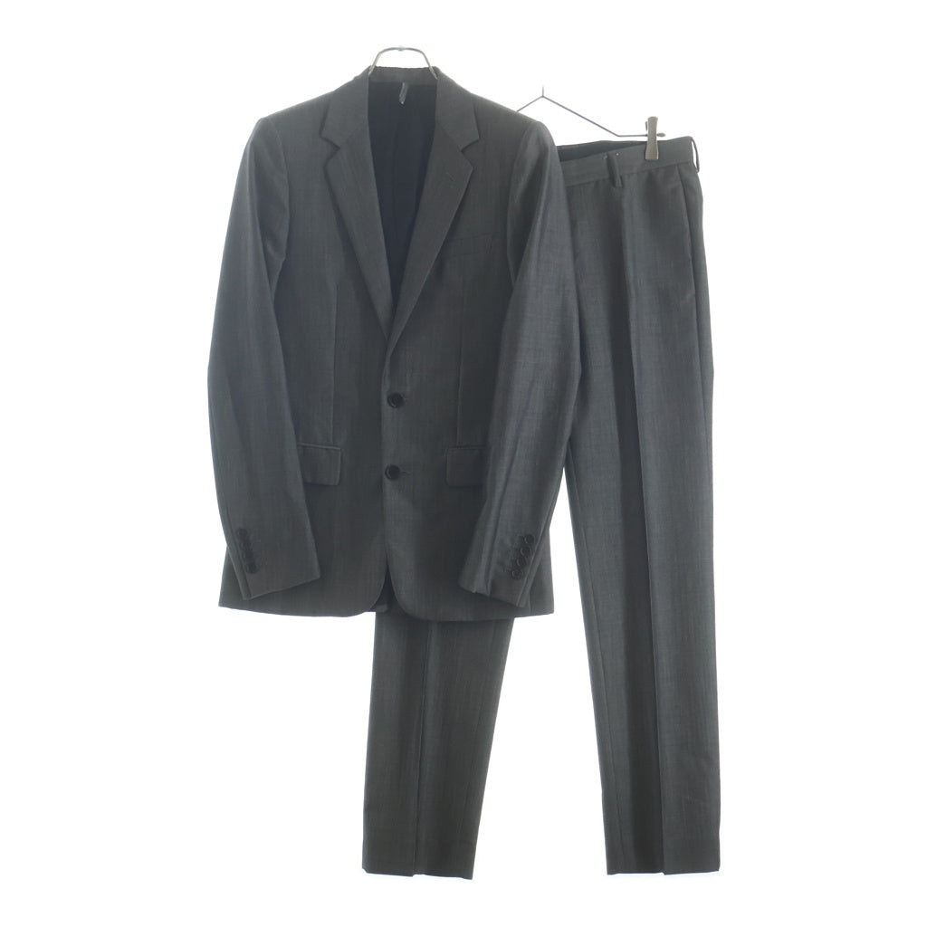 Dior HOMME(ディオールオム) モヘヤ混 2B シングルテーラードジャケット スラックスパンツ グレー セットアップ 263C740A1641