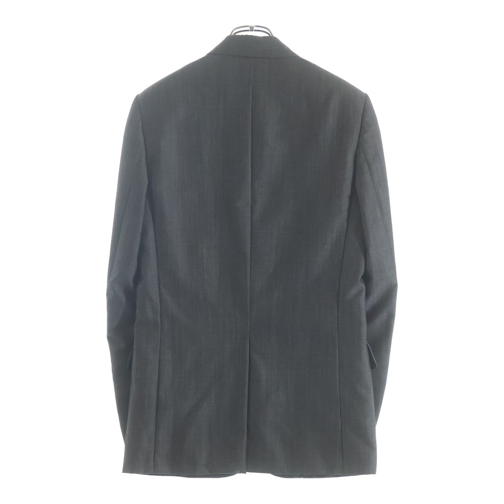 Dior HOMME(ディオールオム) モヘヤ混 2B シングルテーラードジャケット スラックスパンツ グレー セットアップ 263C740A1641