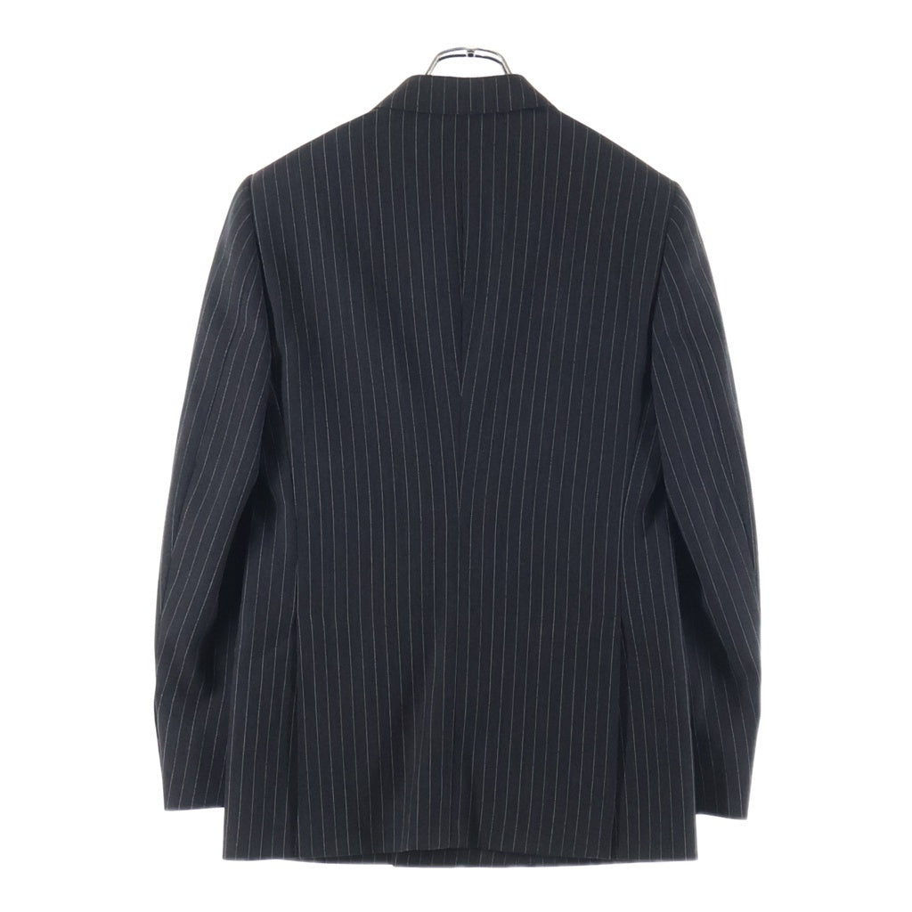 CELINE(セリーヌ) 20SS エディ期 ノッチドラペル サイドベンツ ストライプ ダブルブレストテーラードジャケット グレー 2V092943H