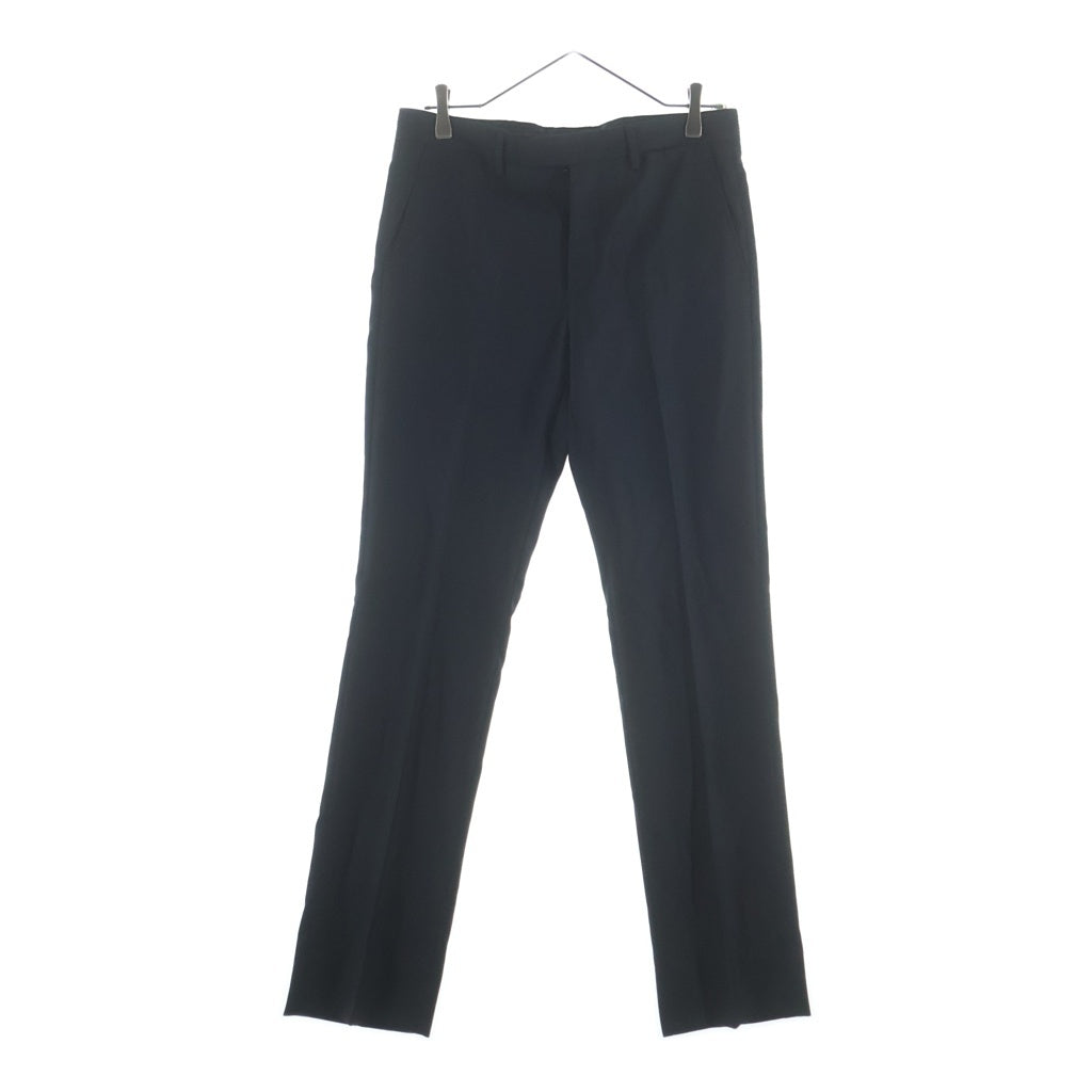GIVENCHY(ジバンシィ) ストライプ ノッチドラペル ウール 2B シングルテーラードジャケット スラックスパンツ ブラック セットアップ GV1R2/06GV08