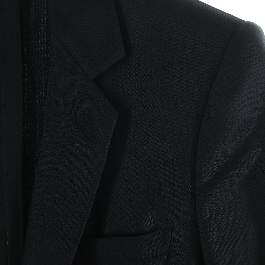 Dior HOMME(ディオールオム) 07SS エディ期 ウール ポリエステル 1B ショートスリーブ テーラードジャケット ブラック 7E3120110060