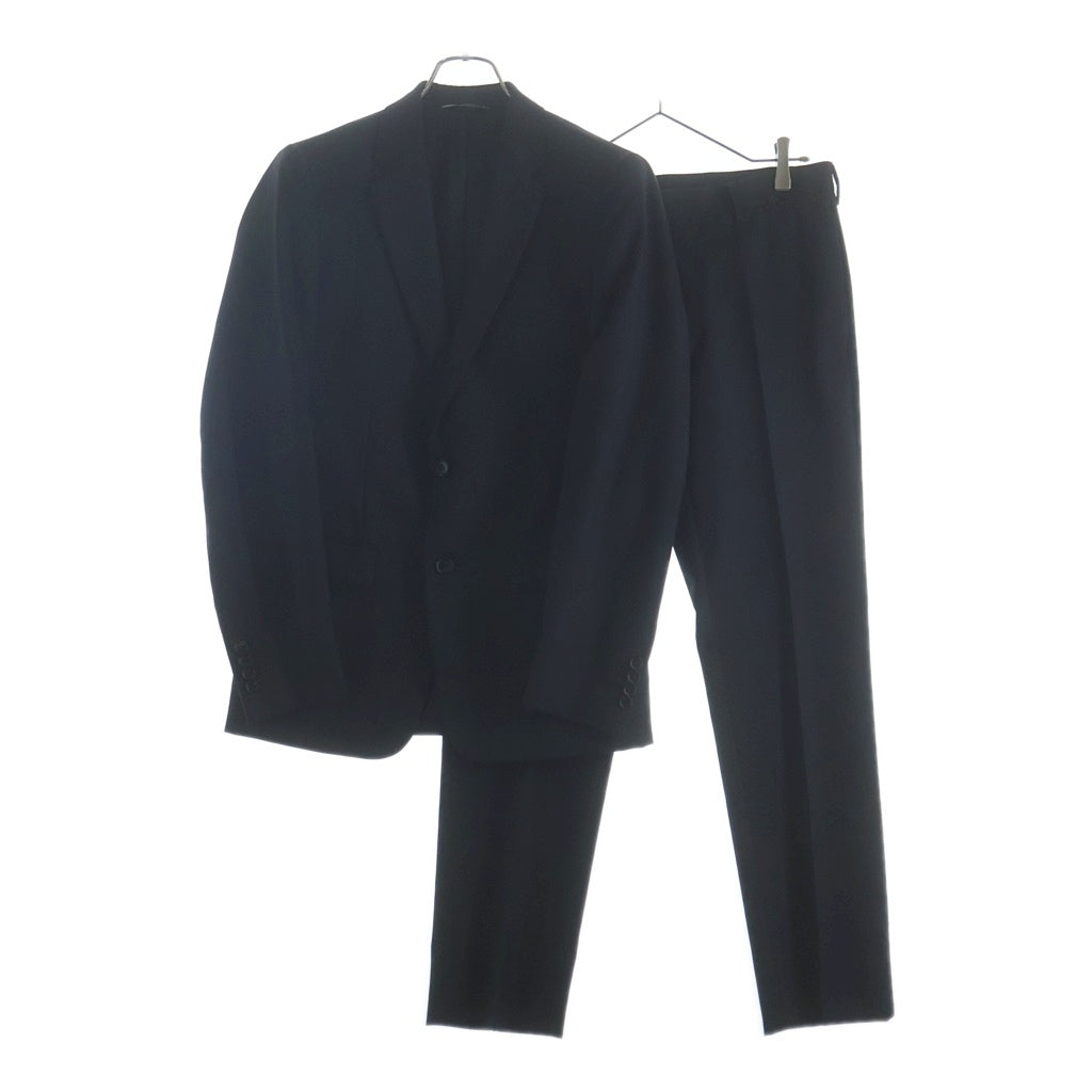 Dior HOMME(ディオールオム) 16AW ノッチドラペル 2B シングルテーラードジャケット スラックスパンツ ブラック セットアップ 633U720A3220