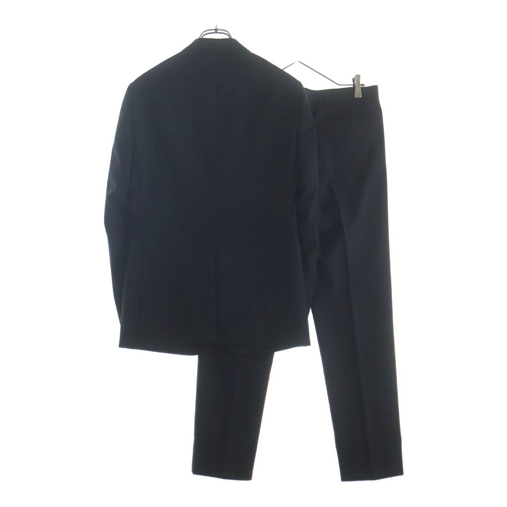 Dior HOMME(ディオールオム) 16AW ノッチドラペル 2B シングルテーラードジャケット スラックスパンツ ブラック セットアップ 633U720A3220