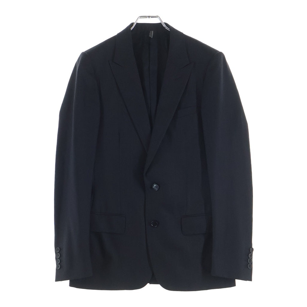 Dior HOMME(ディオールオム) 09AW ピークドラペル ウール 2B テーラードジャケット スラックスパンツ グレー セットアップ 9H3170541175
