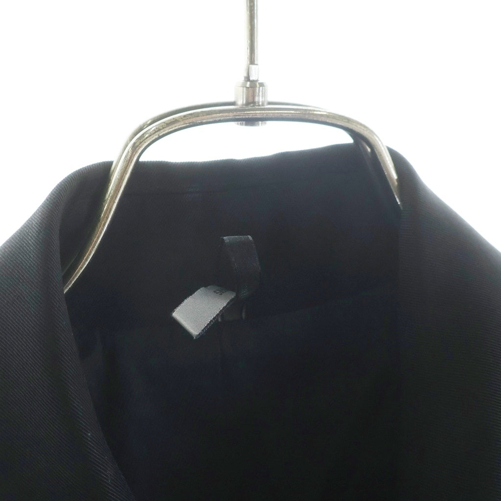 Dior HOMME(ディオールオム) 10AW エポレット ウール トレンチコート ブラック 0H3132231571