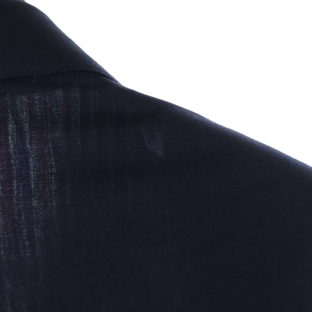 THOM BROWNE(トムブラウン) Double Breasted Blazer ウール 裏地キュプラ ダブル金釦テーラード ジャケット ネイビー MJC161A-00889415