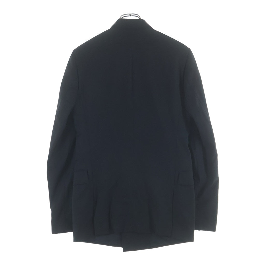 GIVENCHY(ジバンシィ) ピークドラペル ウール ダブルテーラードジャケット スラックスパンツ ブラック セットアップ GVP1G28/06GVP08