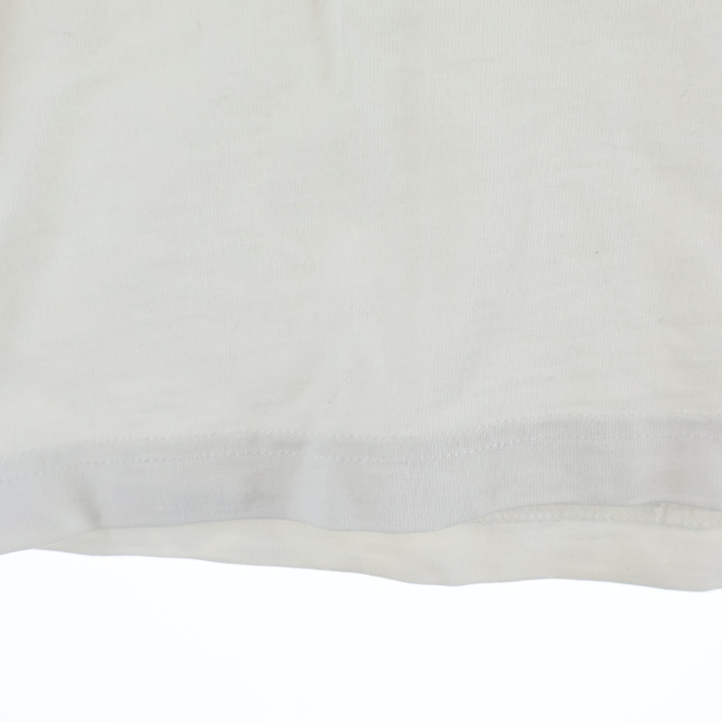 GOD SELECTION XXX(ゴッドセレクショントリプルエックス) 20AW ジジハディット フォトプリント クルーネック 半袖Tシャツ カットソー ホワイト GX-A20-ST-04