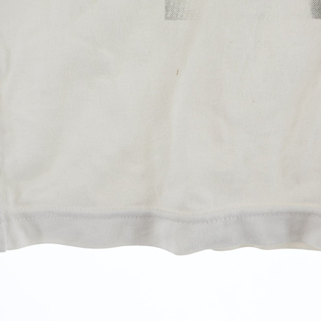 GOD SELECTION XXX(ゴッドセレクショントリプルエックス) ケイト・モス フォトプリントデザイン クルーネック 半袖Tシャツ カットソー ホワイト 104MT-2829