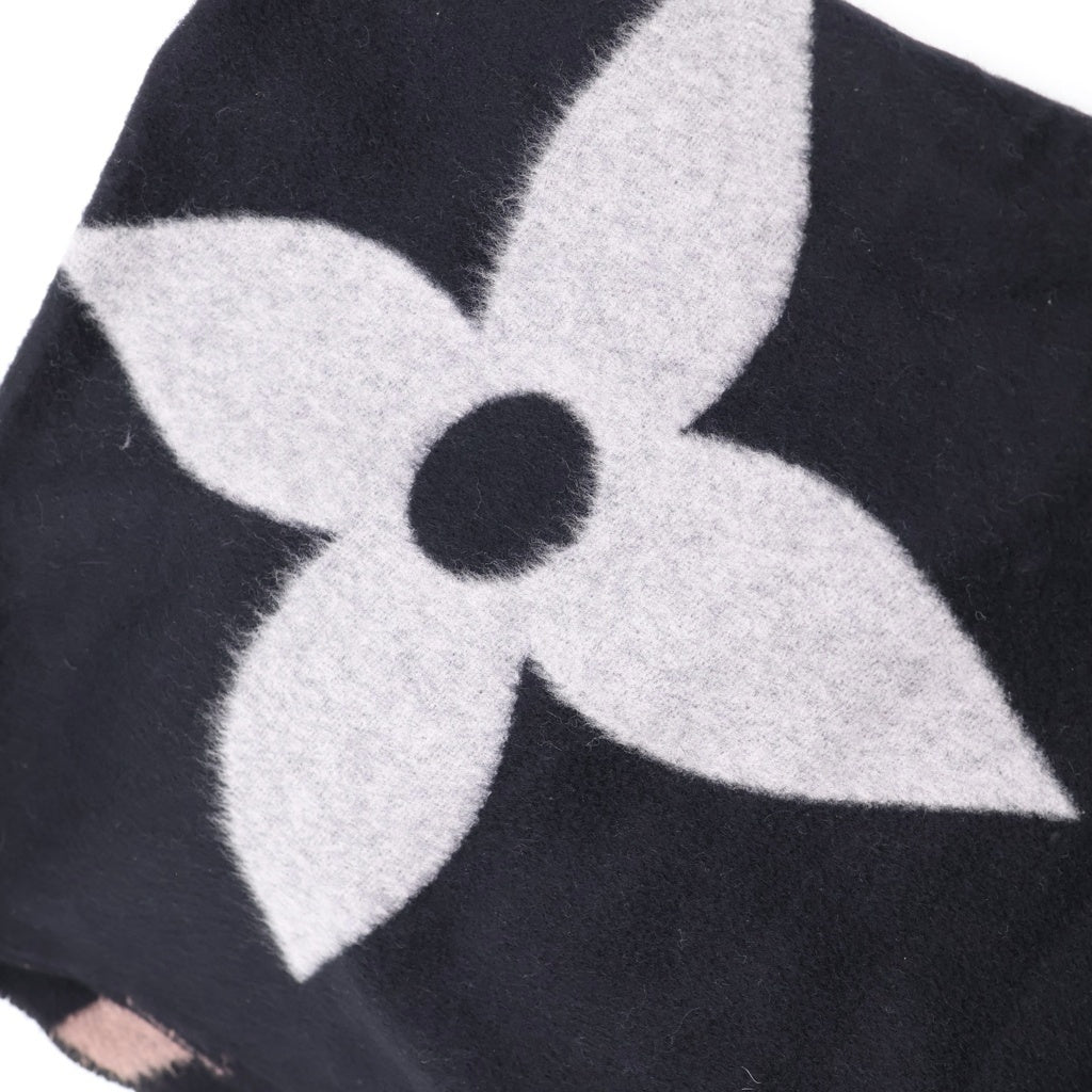 LOUIS VUITTON(ルイヴィトン) エシャルプ・ジ アルティメット カシミヤ ウール混 大判 ストール ブラック M76383 レディース