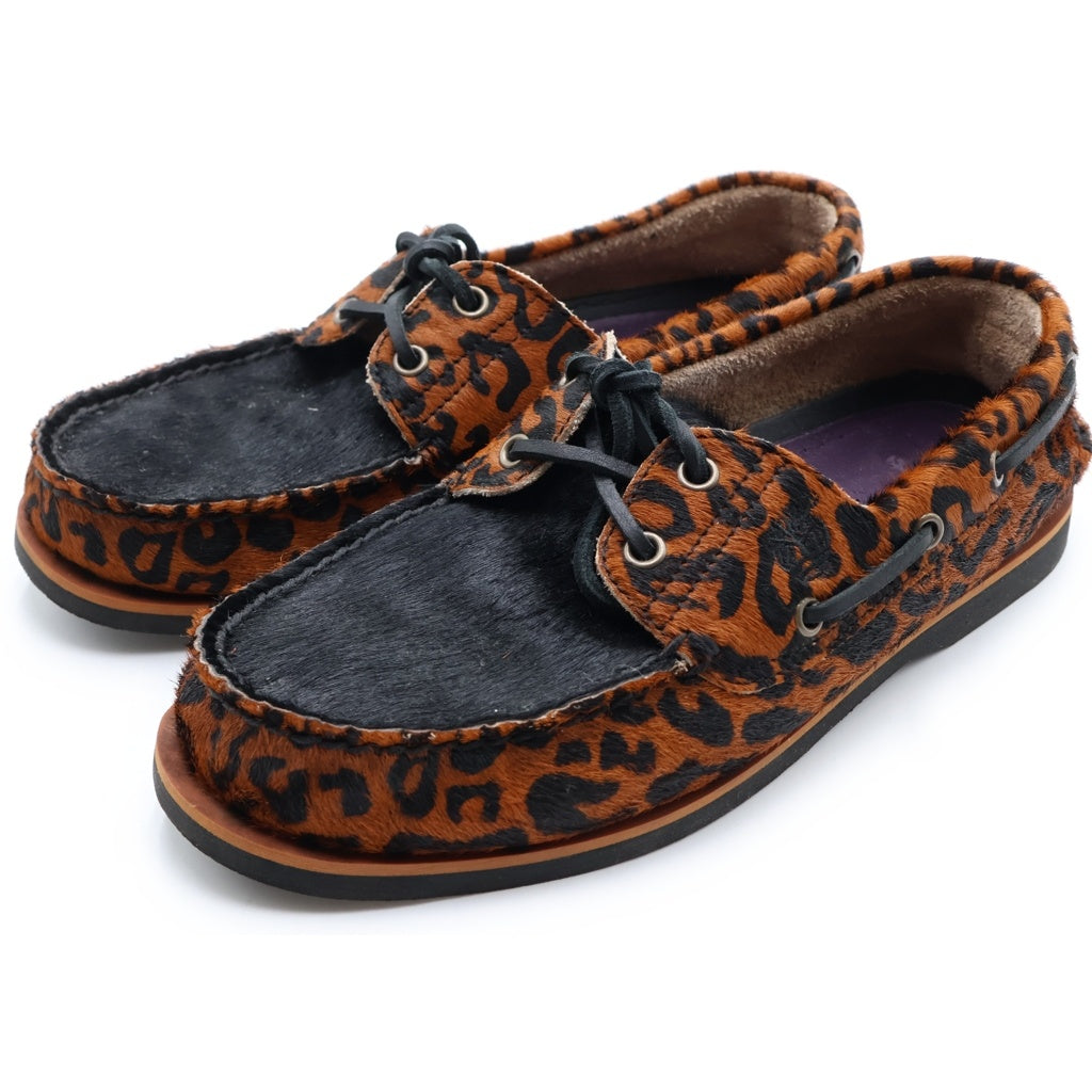 Timberland(ティンバーランド) ×WAKO MARIA フェイクファー クラシックボート デッキシューズ ブラウン US9.5/27.5cm TB 0A5YYB DG8