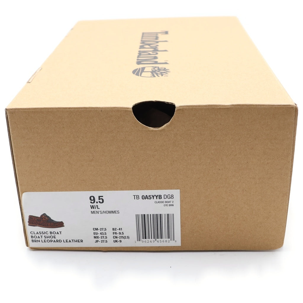 Timberland(ティンバーランド) ×WAKO MARIA フェイクファー クラシックボート デッキシューズ ブラウン US9.5/27.5cm TB 0A5YYB DG8