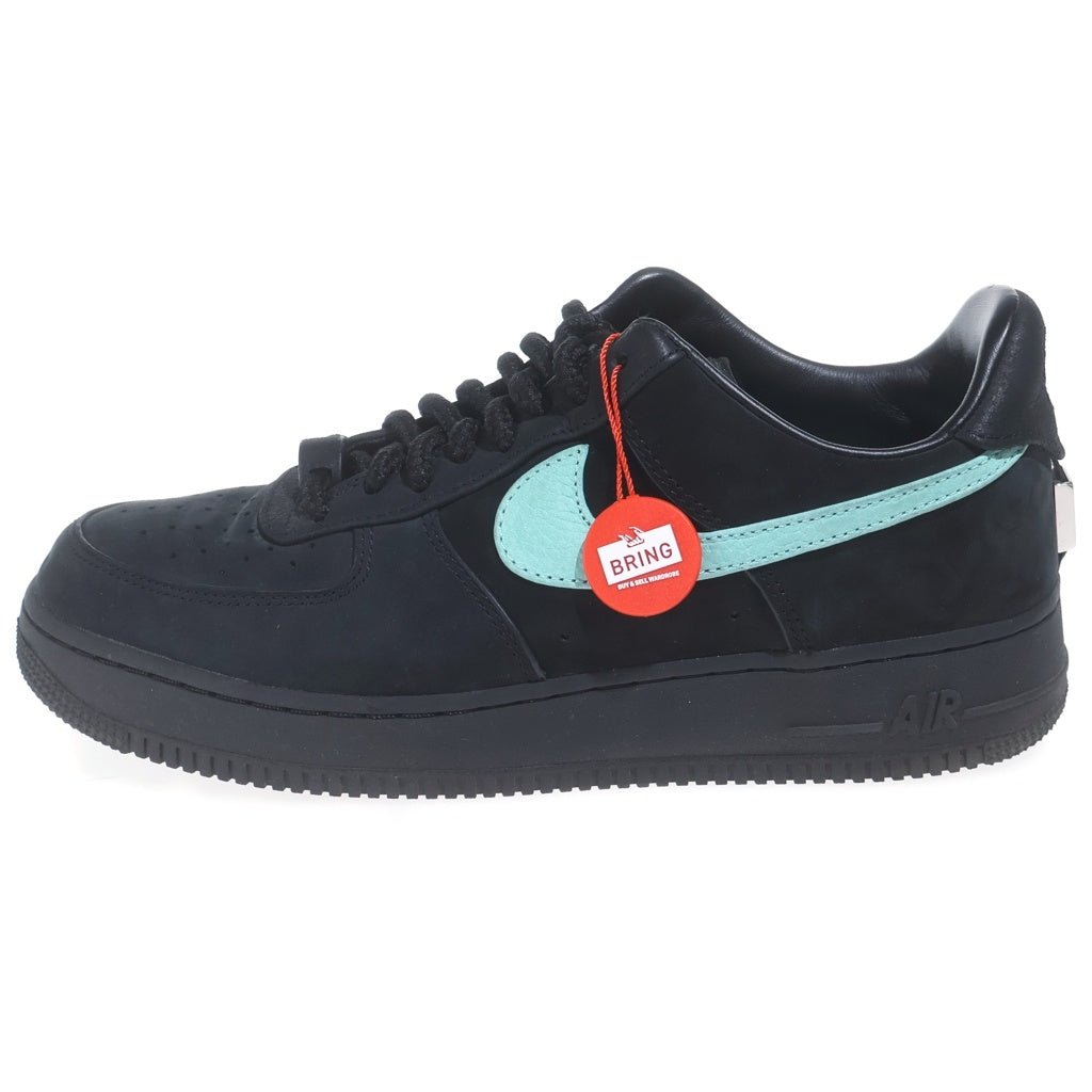 NIKE(ナイキ) ×TIFFANY & CO. AIR FORCE 1 LOW 1837 DZ1382-001 ティファニー&コー エアフォース1 ローカットスニーカー ブラック/ティファニーブルー US9.5/27.5cm