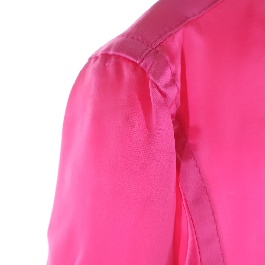 COMME des GARCONS(コムデギャルソン) 長袖シャツ サテン キュプラ ピンク レディース GC-B035 AD2001