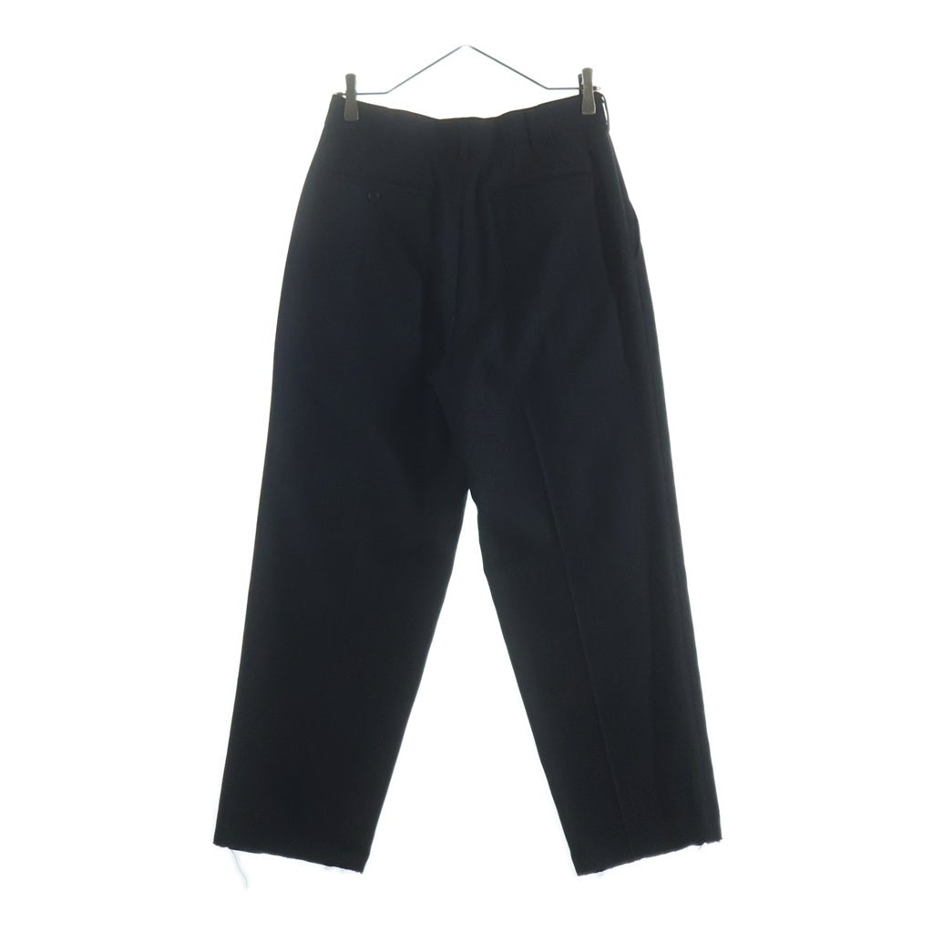 COMME des GARCONS(コムデギャルソン) 04AW ストライプ 2タック ウール ワイドパンツ スラックスパンツ グレー レディース GN-P006 AD2004