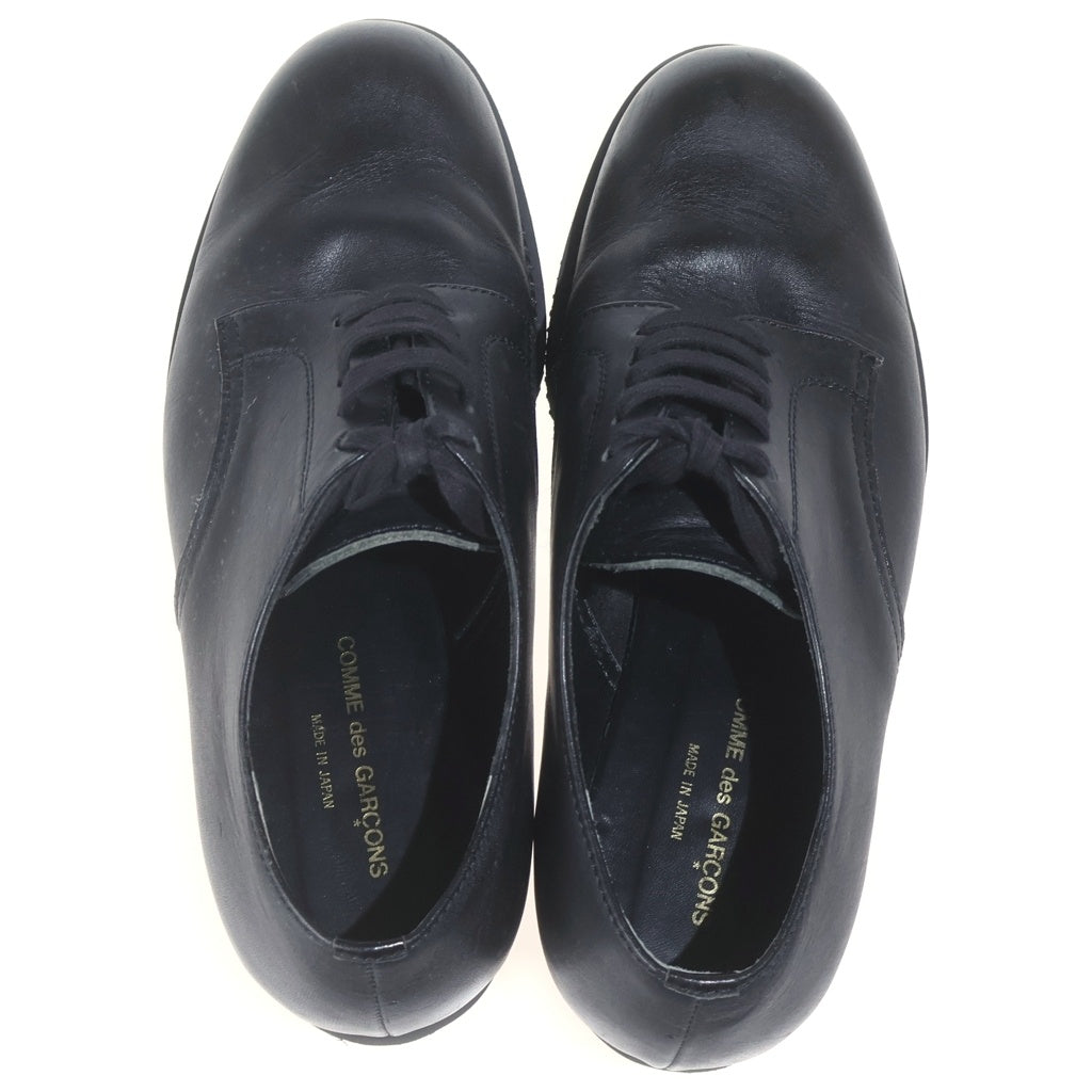 COMME des GARCONS(コムデギャルソン) プレーントゥ レザー シューズ ブラック レディース