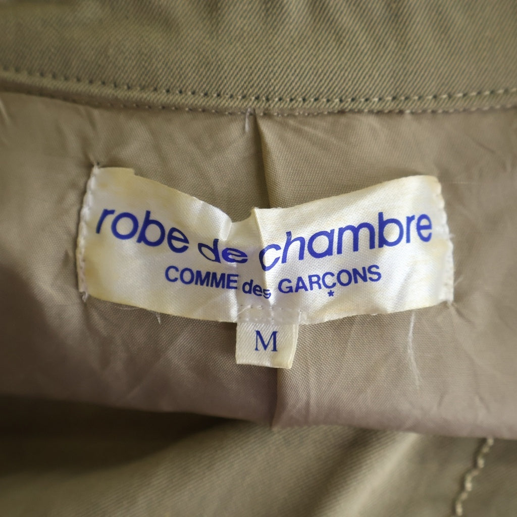 robe de chambre COMME des GARCONS(ローブドシャンブル コムデギャルソン) ステッチデザイン ウール トレンチコート ベージュ レディース RU-C002 AD2003