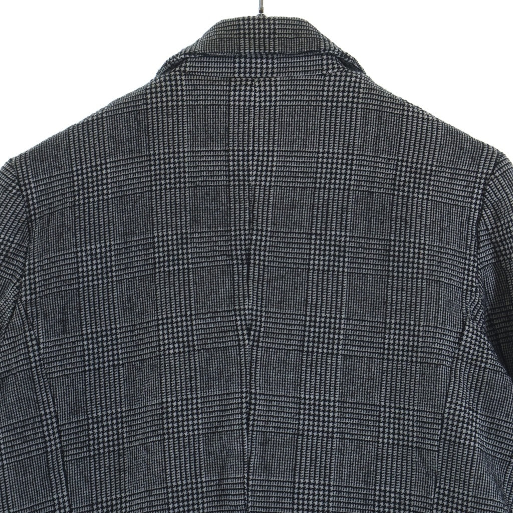 COMME des GARCONS COMME des GARCONS(コムデギャルソンコムデギャルソン) 11AW 千鳥格子 ウール ポリエステル レイヤード テーラードジャケット グレー レディース RH-J020 AD2011