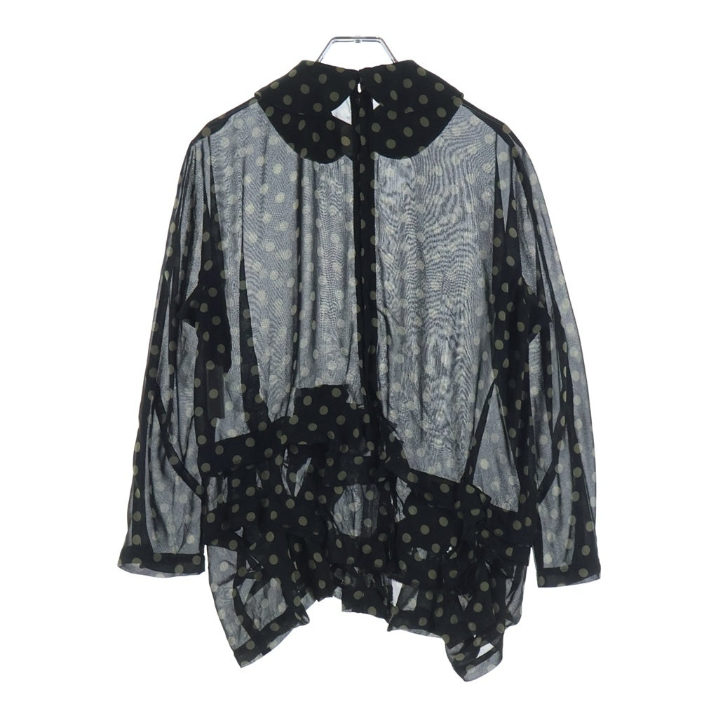 COMME des GARCONS COMME des GARCONS(コムデギャルソンコムデギャルソン) 13AW 立体リボン シースルー 長袖シャツ レディース RL-B014 AD2013