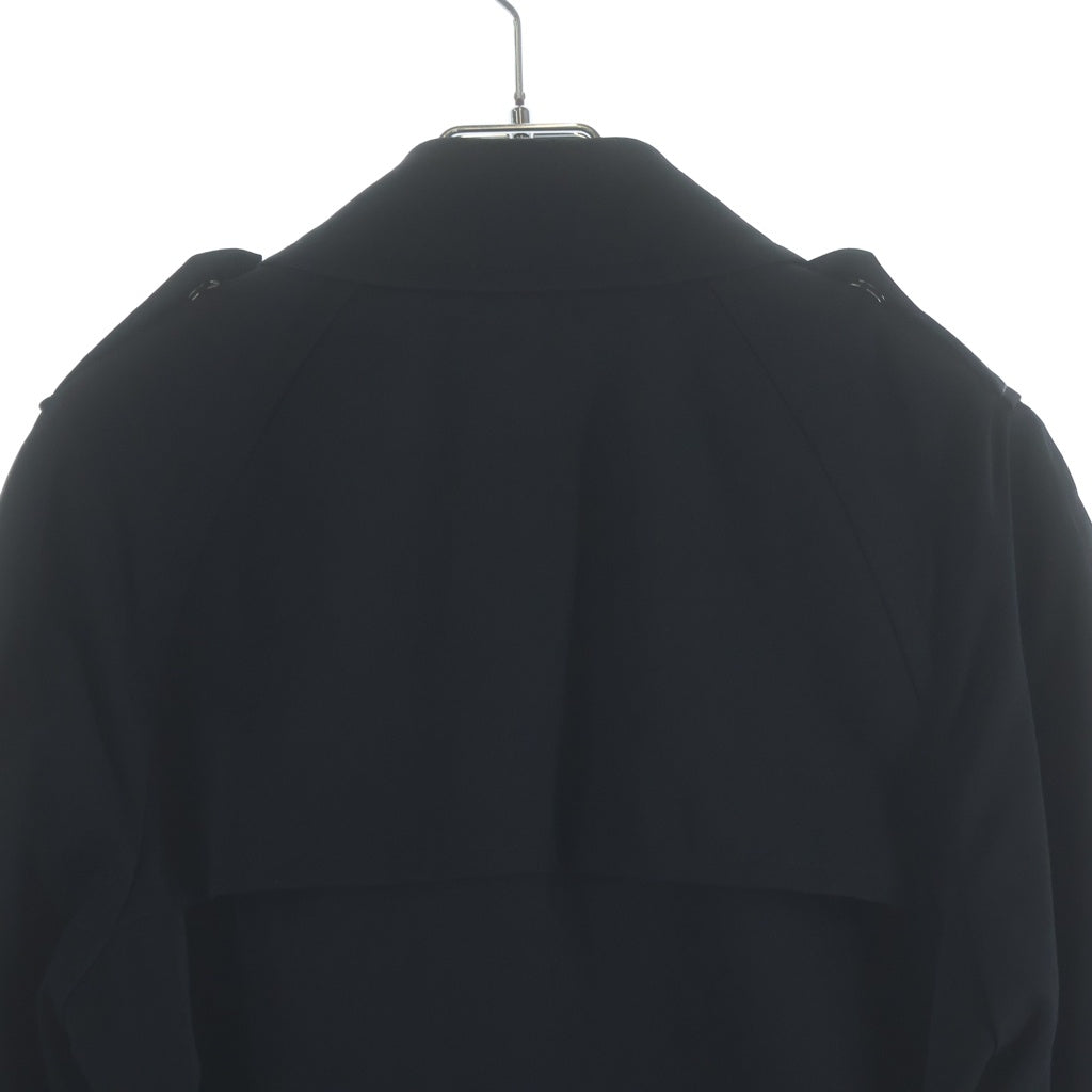 tricot COMME des GARCONS(トリコ コム デ ギャルソン) 04AW スナップボタン ショート トレンチコート ブラック レディース TN-C025 AD2004