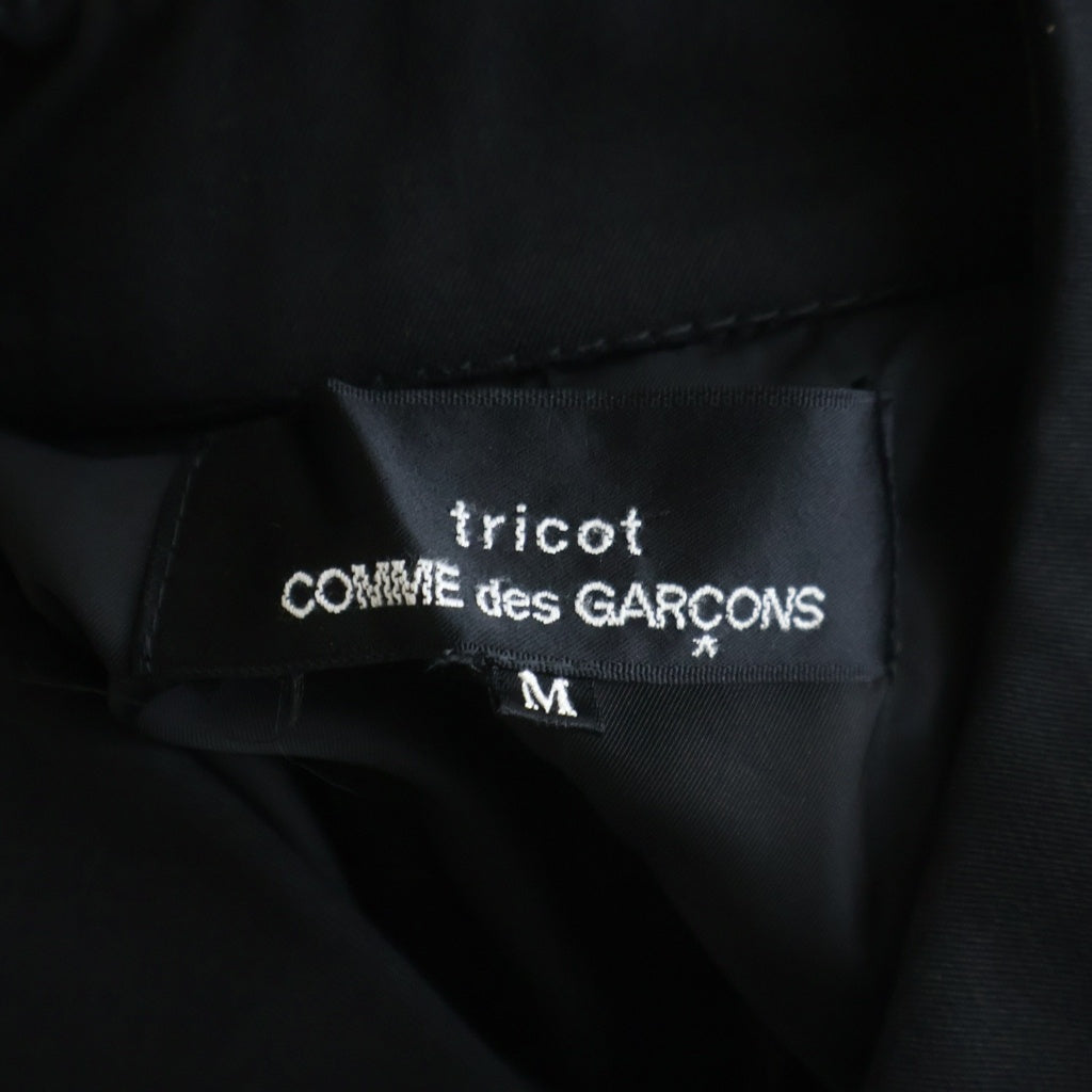 tricot COMME des GARCONS(トリコ コム デ ギャルソン) 04AW スナップボタン ショート トレンチコート ブラック レディース TN-C025 AD2004