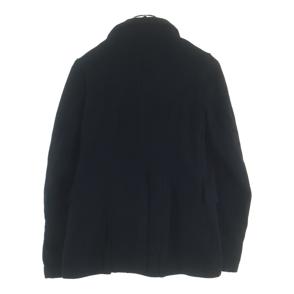COMME des GARCONS COMME des GARCONS(コムデギャルソンコムデギャルソン) 11AW ポリエステル 縮絨 アシンメトリー フリル 4B ジャケット ブラック レディース RH-J002 AD2011