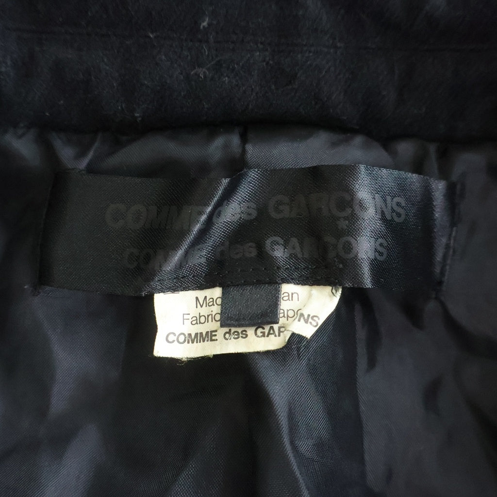 COMME des GARCONS COMME des GARCONS(コムデギャルソンコムデギャルソン) 11AW ポリエステル 縮絨 アシンメトリー フリル 4B ジャケット ブラック レディース RH-J002 AD2011