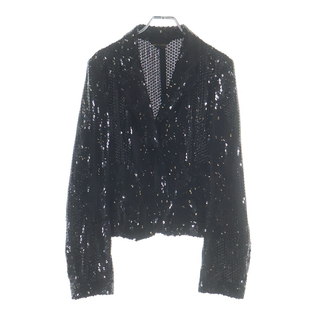 COMME des GARCONS(コムデギャルソン) 02AW スパンコール テーラードジャケット ブラック レディース GG-J050 AD2002
