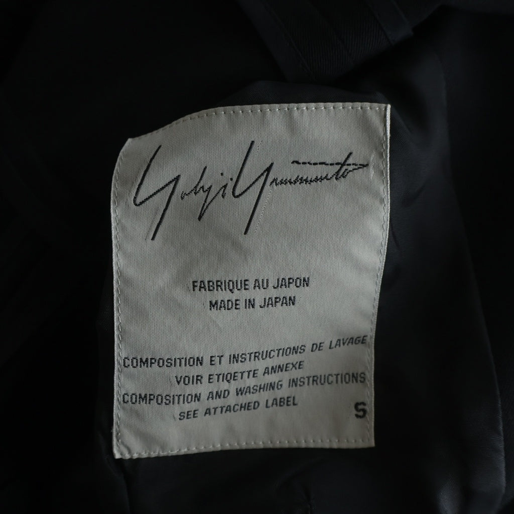 Yohji Yamamoto(ヨウジヤマモト) 多連ボタン ウール テーラードジャケット ブラック レディース FJ-J04-100