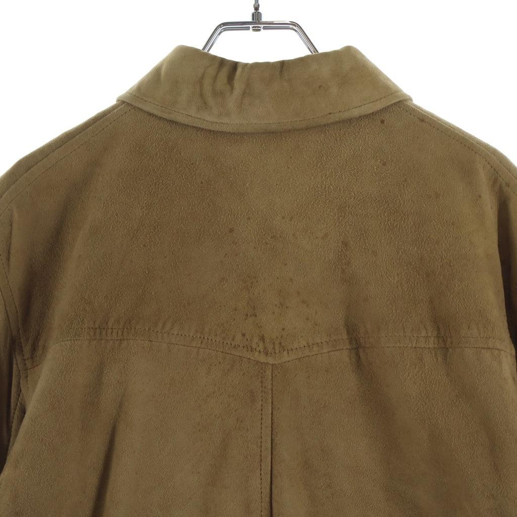 COMME des GARCONS(コムデギャルソン) スウェードレザー ウエスタンジャケット ブルゾン ベージュ レディース KL-95102M AD1989