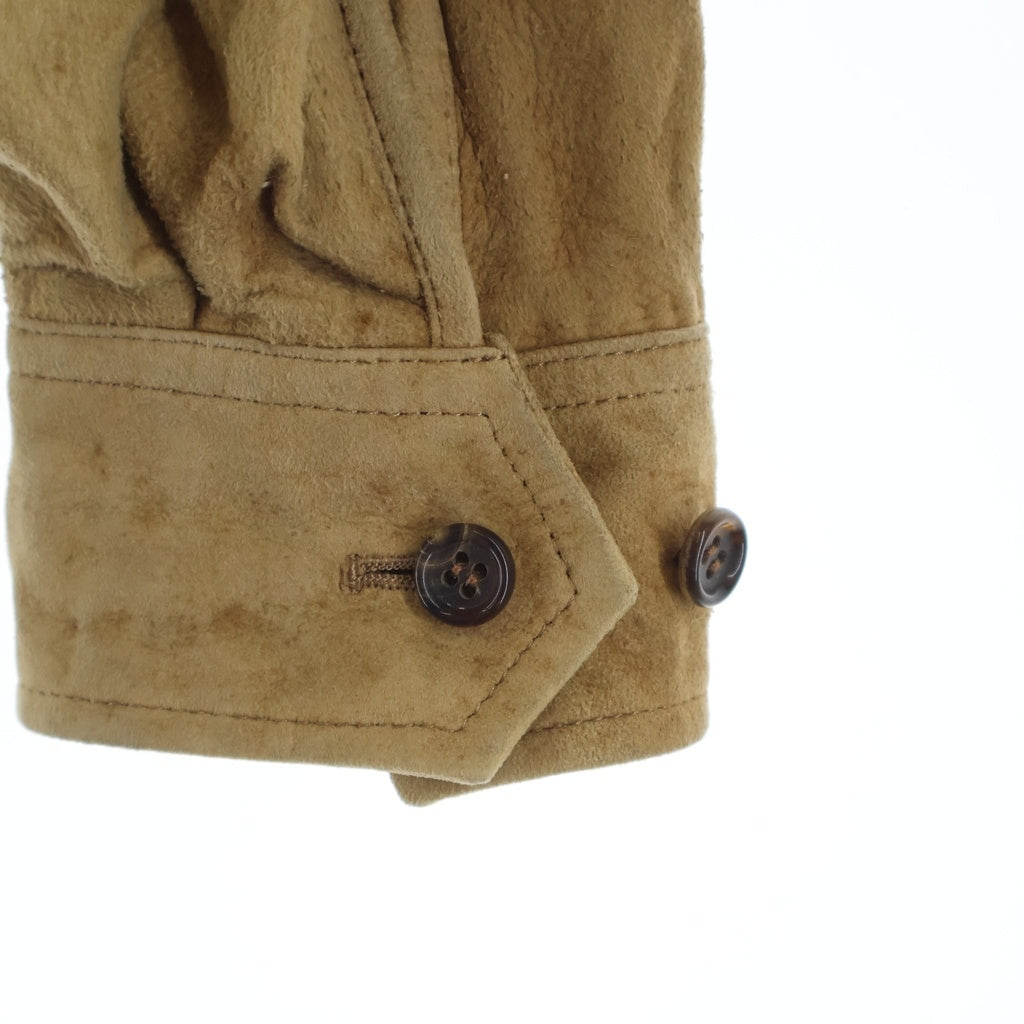 COMME des GARCONS(コムデギャルソン) スウェードレザー ウエスタンジャケット ブルゾン ベージュ レディース KL-95102M AD1989