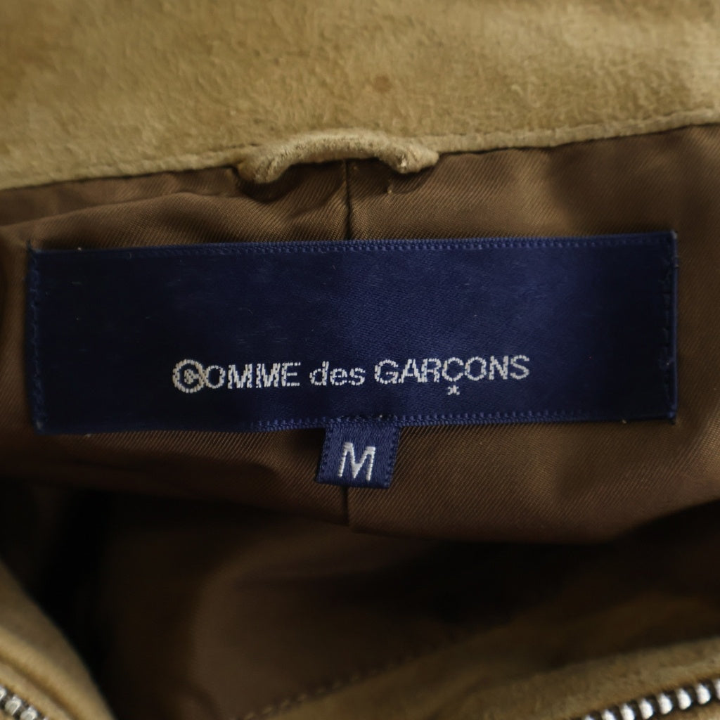 COMME des GARCONS(コムデギャルソン) スウェードレザー ウエスタンジャケット ブルゾン ベージュ レディース KL-95102M AD1989