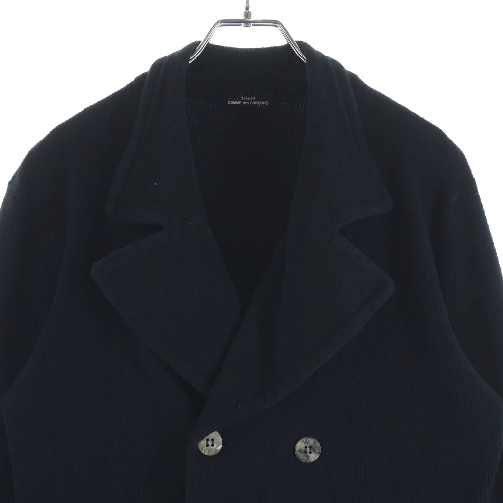 tricot COMME des GARCONS(トリコ コム デ ギャルソン) コーデュロイ ピーコート ジャケット ブラック レディース TT-040030 AD1993
