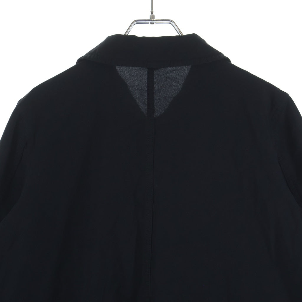 COMME des GARCONS COMME des GARCONS(コムデギャルソンコムデギャルソン) 15AW ポリ縮絨 ラウンドカラー コート ブラック レディース
