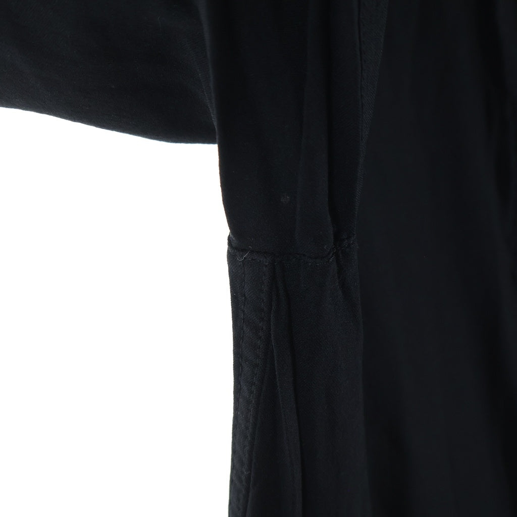 COMME des GARCONS COMME des GARCONS(コムデギャルソンコムデギャルソン) 15AW ポリ縮絨 ラウンドカラー コート ブラック レディース