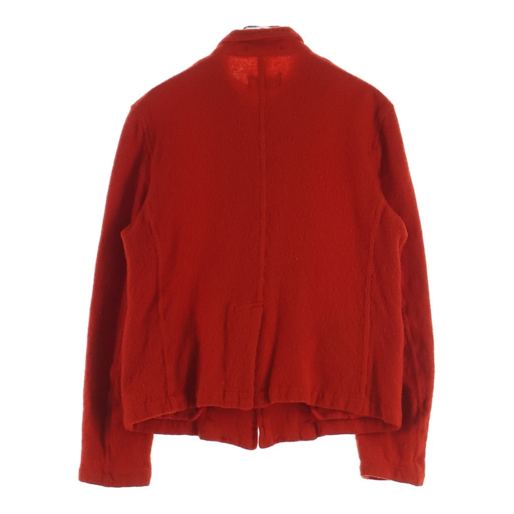 robe de chambre COMME des GARCONS(ローブドシャンブル コムデギャルソン) ウール 縮絨 テーラードジャケット レッド レディース RJ-040090 AD1998