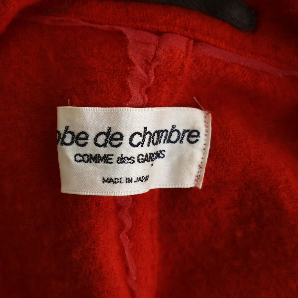 robe de chambre COMME des GARCONS(ローブドシャンブル コムデギャルソン) ウール 縮絨 テーラードジャケット レッド レディース RJ-040090 AD1998