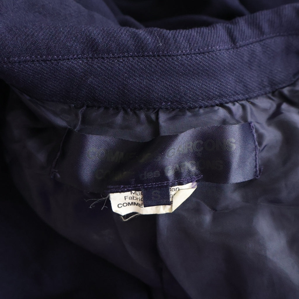 COMME des GARCONS COMME des GARCONS(コムデギャルソンコムデギャルソン) 06SS ポリ縮絨 4B テーラードジャケット ネイビー レディース RQ-J004 AD2005
