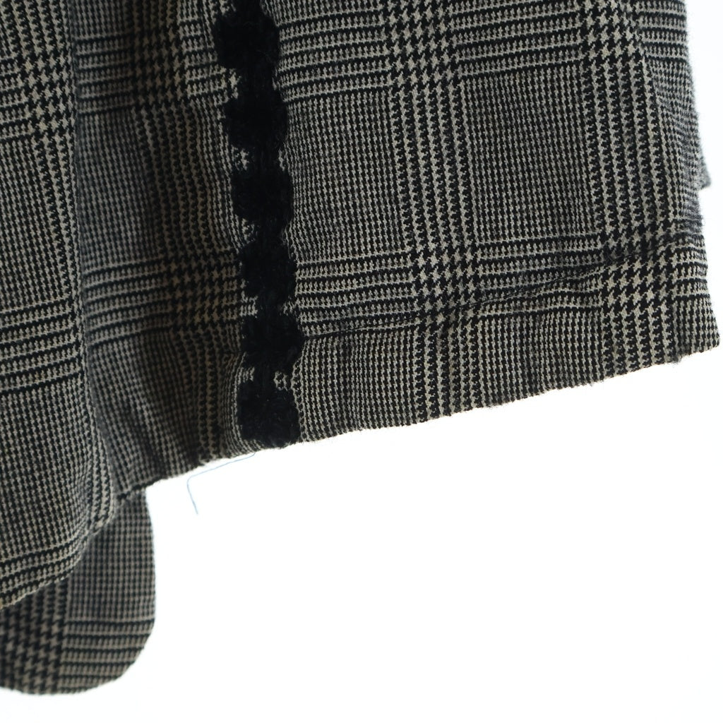robe de chambre COMME des GARCONS(ローブドシャンブル コムデギャルソン) ウールグレンチェック 4B ジャケット グレー レディース RJ-040380 AD1999