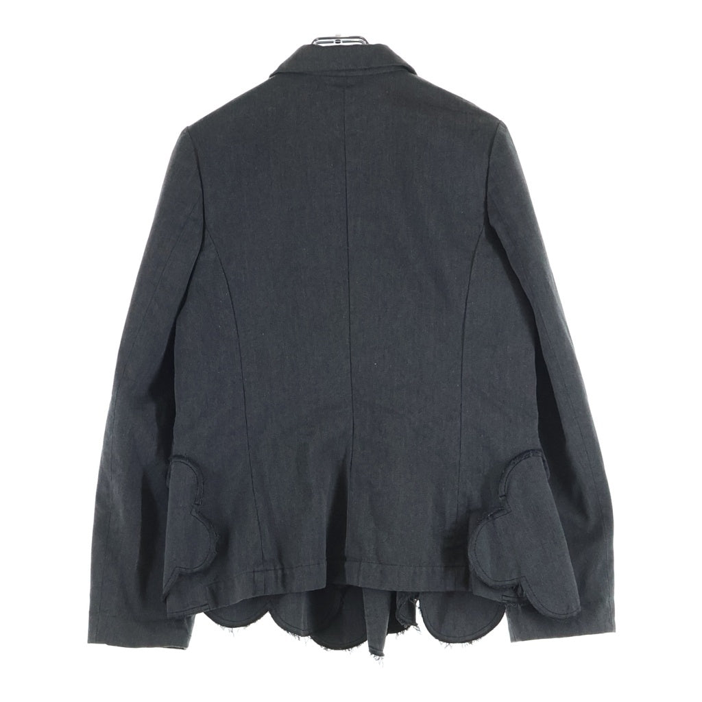 COMME des GARCONS COMME des GARCONS(コムデギャルソンコムデギャルソン) 13AW スカラップカット ダブルブレストジャケット グレー レディース RL-J016 AD2013
