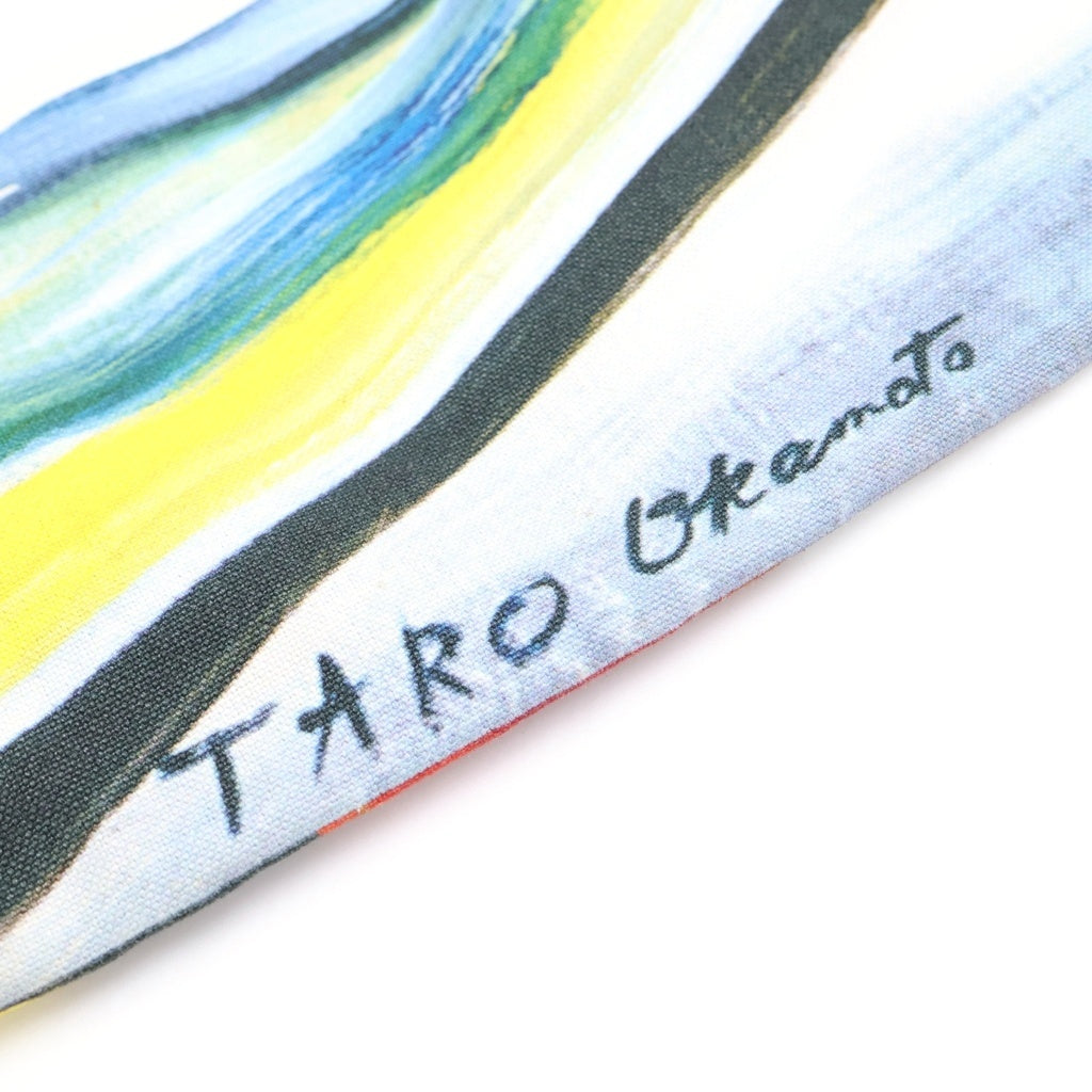 COMME des GARCONS(コムデギャルソン) 12AW ×Taro Okamoto Xmas Holiday explosion 岡本太郎 グラフィックデザイン レザー ハンドル トートバッグ ハンドバッグ マルチ OJ-K 206