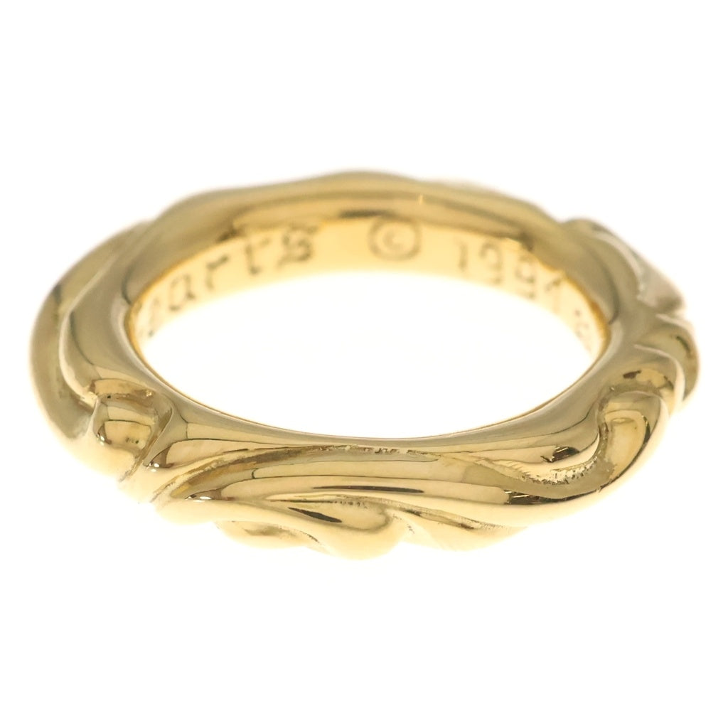 CHROME HEARTS(クロムハーツ) 22K SCRL BAND スクロールバンド リング ゴールド BCA416