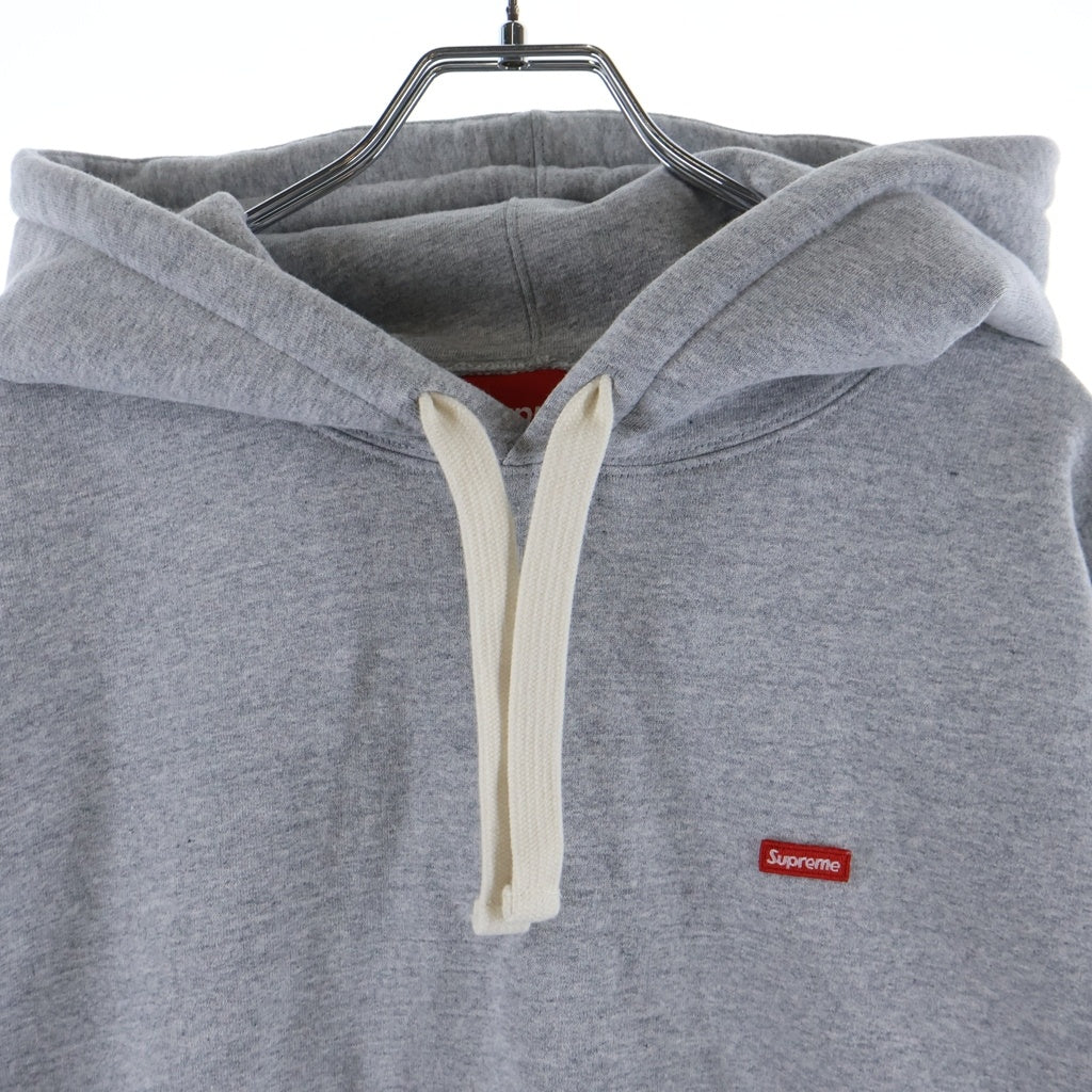 SUPREME(シュプリーム) 26SS Small Box Drawcord Hooded Sweatshirt スモールボックス ドローコード フーデッドスウェットシャツ プルオーバーパーカー グレー