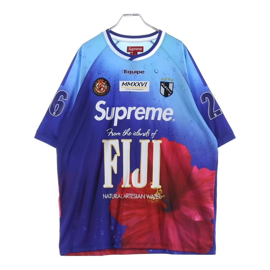 SUPREME(シュプリーム) 26SS FIJI Soccer Jersey サッカー ジャージー 半袖Tシャツカットソー ブルー/レッド