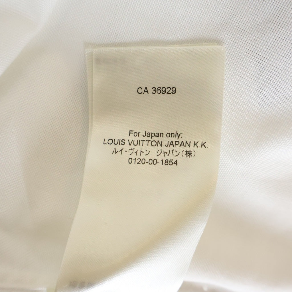 LOUIS VUITTON(ルイヴィトン) 23SS オックスフォード DNA シガレットポケット 長袖シャツ ホワイト RM231Q DLX HIS55W