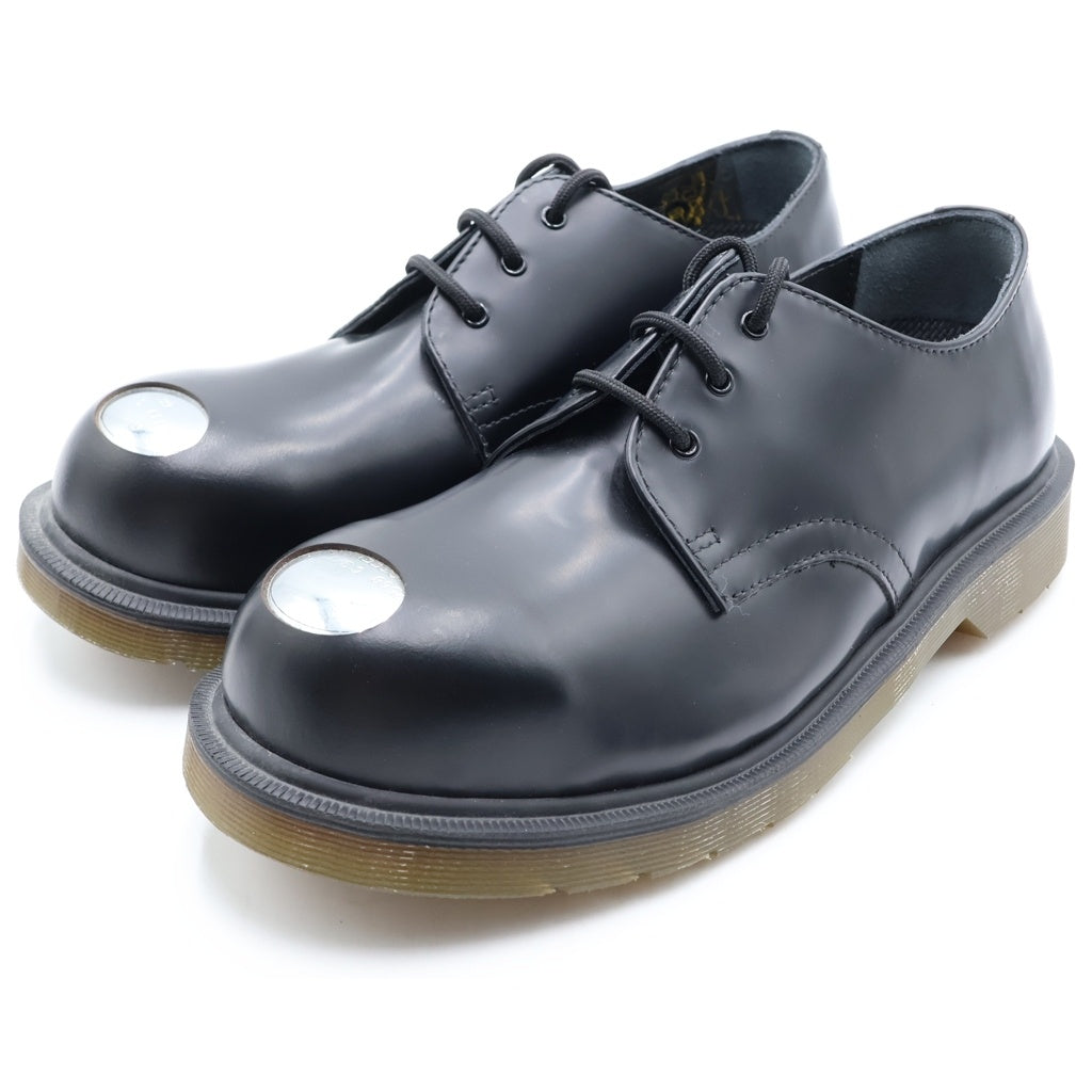 Dr.Martens(ドクターマーチン) KEATON トゥスチールプレートデザイン 3ホール レザー レースアップシューズ ブラック